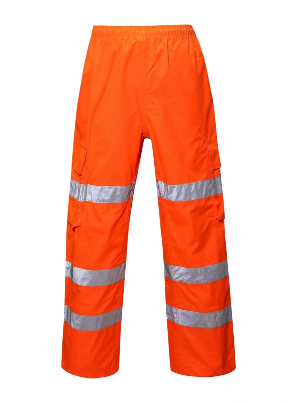 Pioneer 7765 FR-Tech® Flame Resistant Safety Cargo Pants with Startech®  Tape - Hi-Vis Orange - SafetyWear.ca